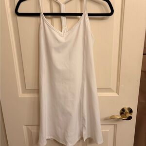 Aritzia TNAction White Active Tennis Tank Dress
